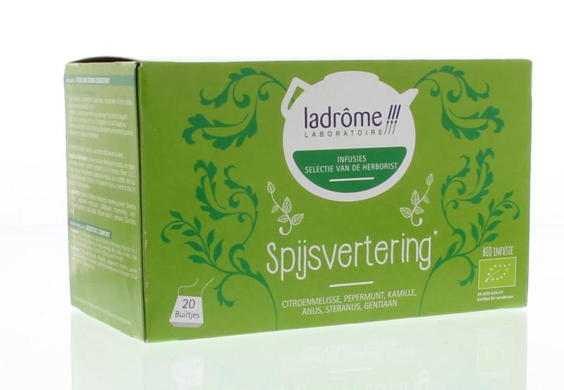 Ladrome Spijsvertering kruidenthee 1.5 gram bio 20.00 Zakjes