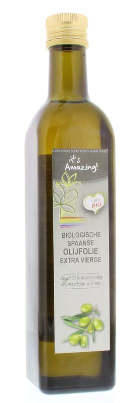 It's Amazing Spaanse olijf olie extra vierge bio  500.00 Milliliter