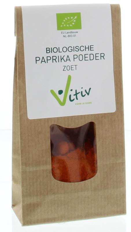 Vitiv Paprika poeder zoet bio 50.00 Gram