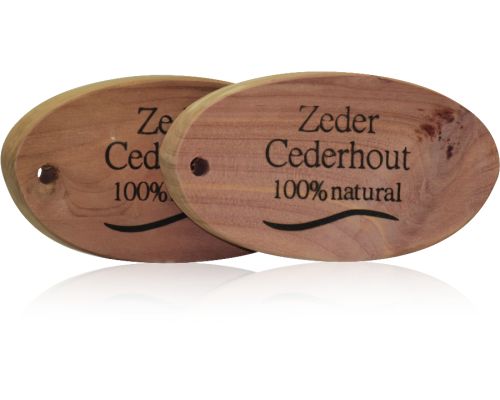 Beautylin Cederhout ovaal 100% natuurlijk 3.00 Stuks