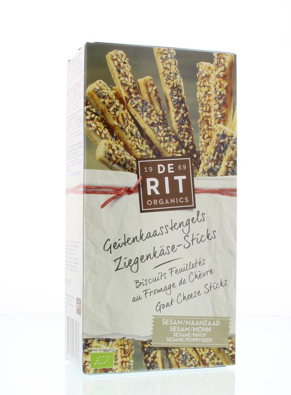 De Rit Sesam geitenkaas stengel bio 100.00 Gram