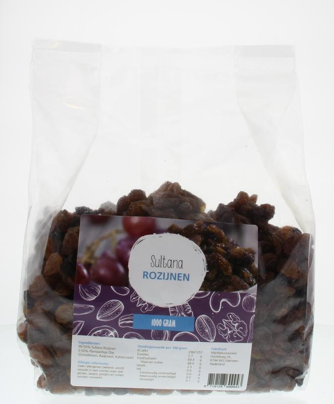 MijnNatuurwinkel Sultana rozijnen 1.00 Kilogram