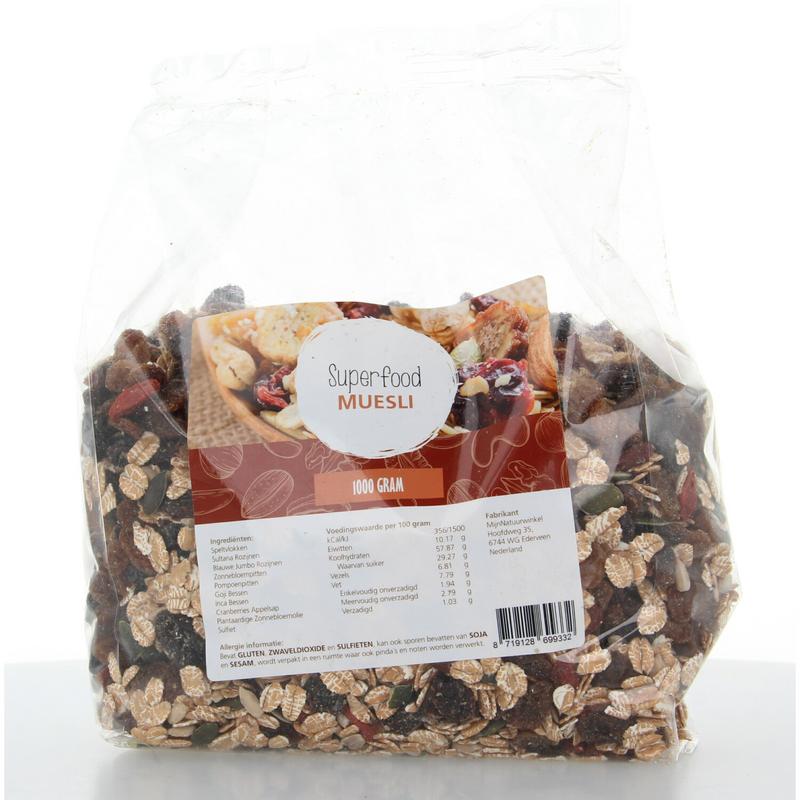 MijnNatuurwinkel Superfood muesli 1.00 Kilogram