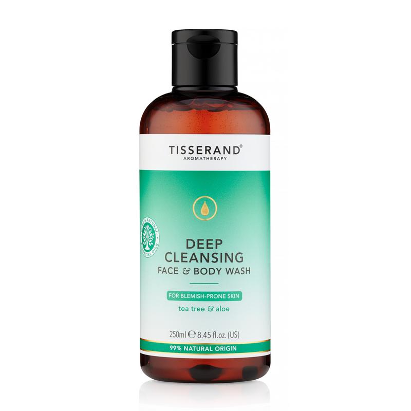 Tisserand Face & body wash tea tree & aloe deep cleansing 250 Milliliter