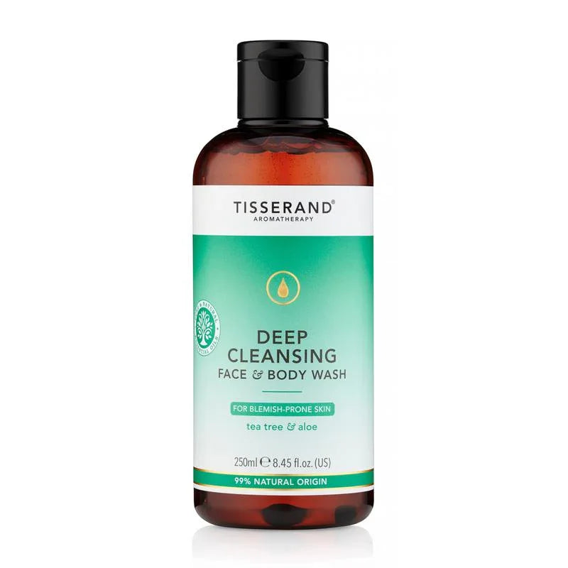 Tisserand Face & body wash tea tree & aloe deep cleansing 250 Milliliter