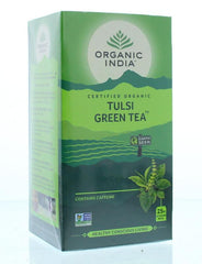 Organic India Tulsi green thee bio 25 Zakjes