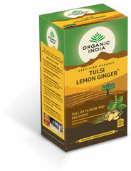 Organic India Tulsi lemon ginger thee bio 25 Zakjes
