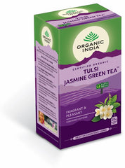 Organic India Tulsi jasmine green thee bio 25 Zakjes