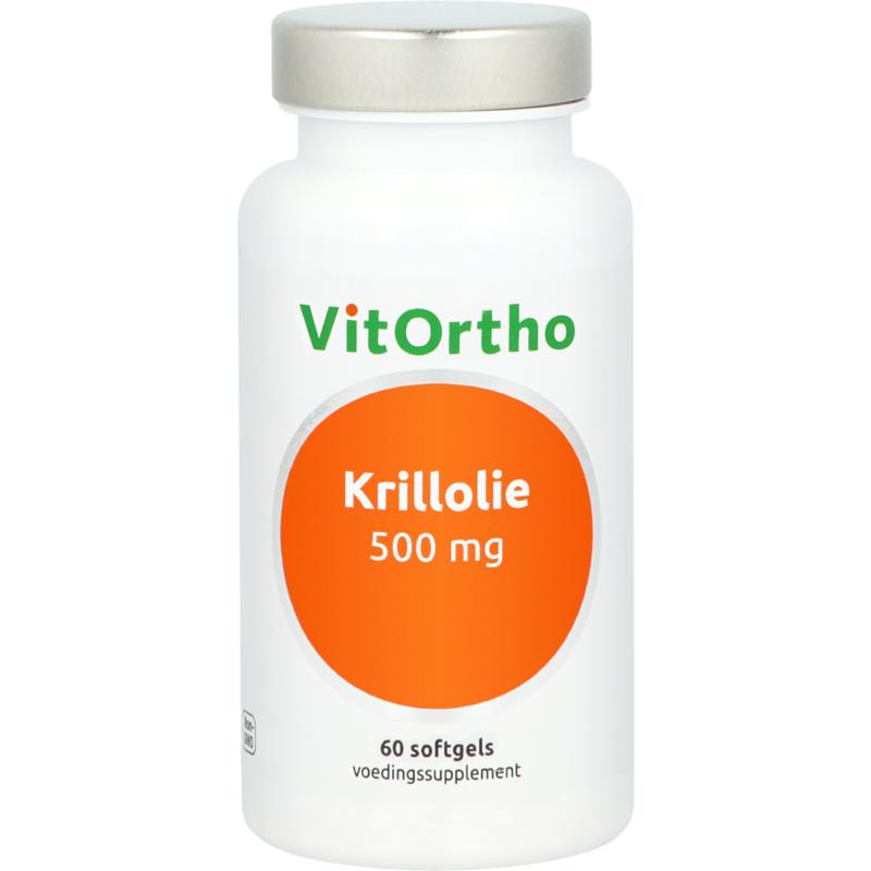 VitOrtho Krillolie 500mg 60 Softgels