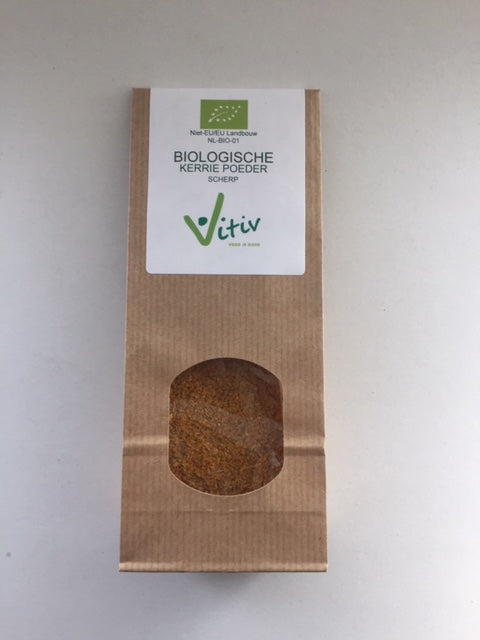 Vitiv Kerrie poeder scherp bio 50 Gram