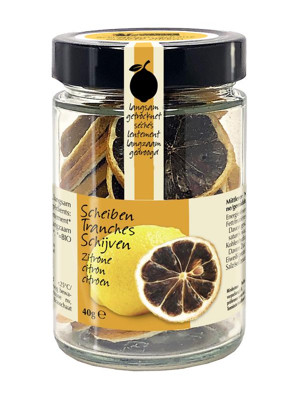 Amanprana Zwarte citroen schijfjes bio 40 Gram