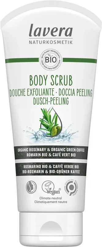 Lavera Body scrub/douche exfoliante bio 200 Milliliter