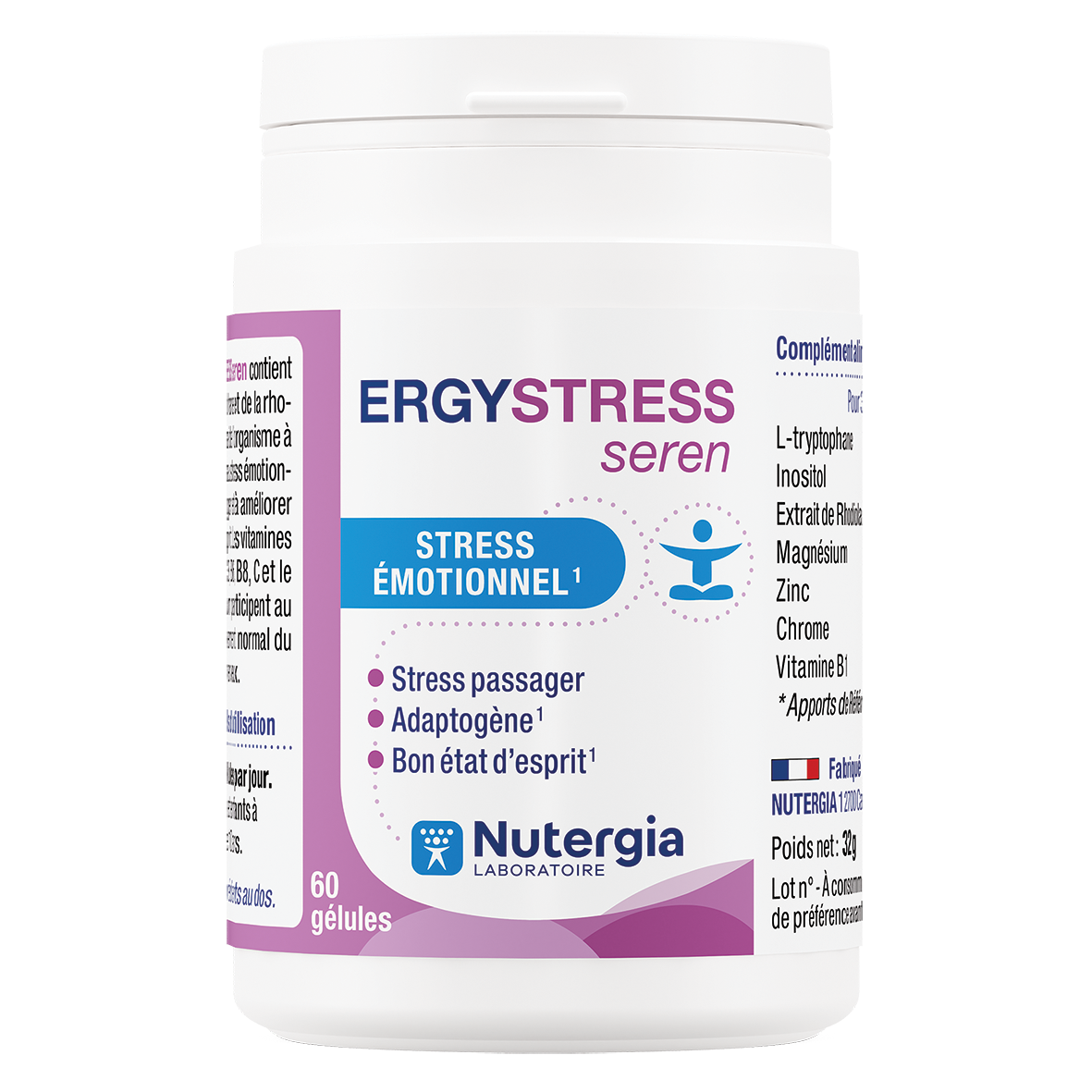 Nutergia Ergystress seren 60.00 Capsules