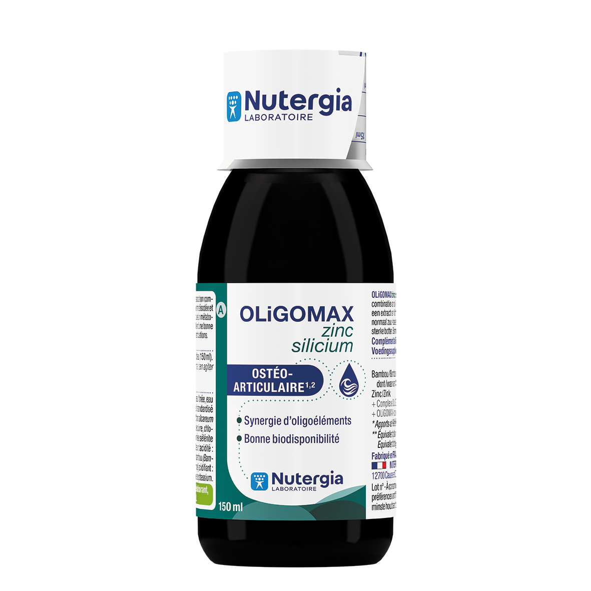 Nutergia Oligomax zinc silicium 150.00 Milliliter