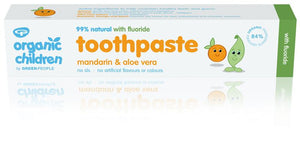Green People Bio-Kinder-Mandarinen-Zahnpasta mit Fluorid 50,00 Milliliter