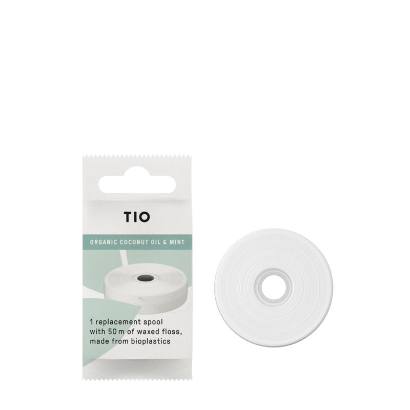Tio Tiofloss refill flosdraad kokosolie mint 1 Stuks