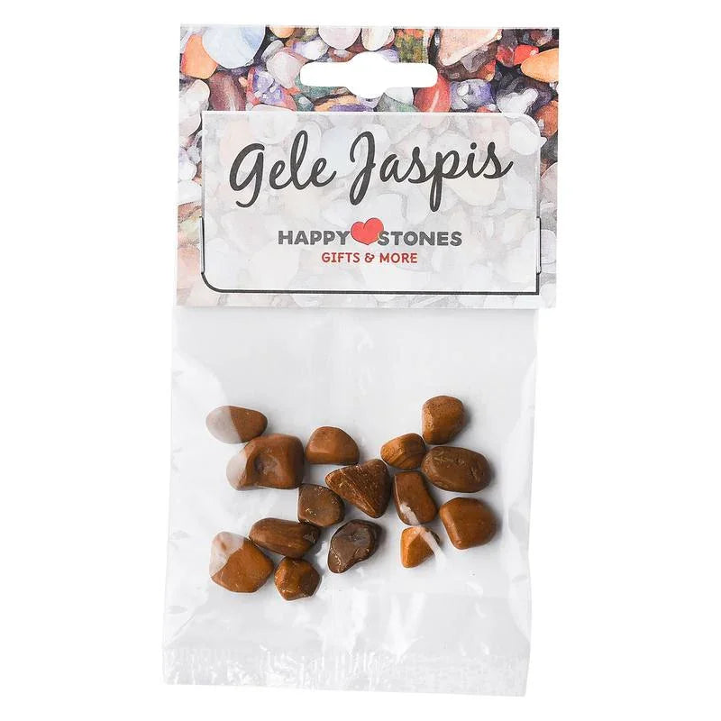 Happy Stones Gele jaspis 1 Stuks
