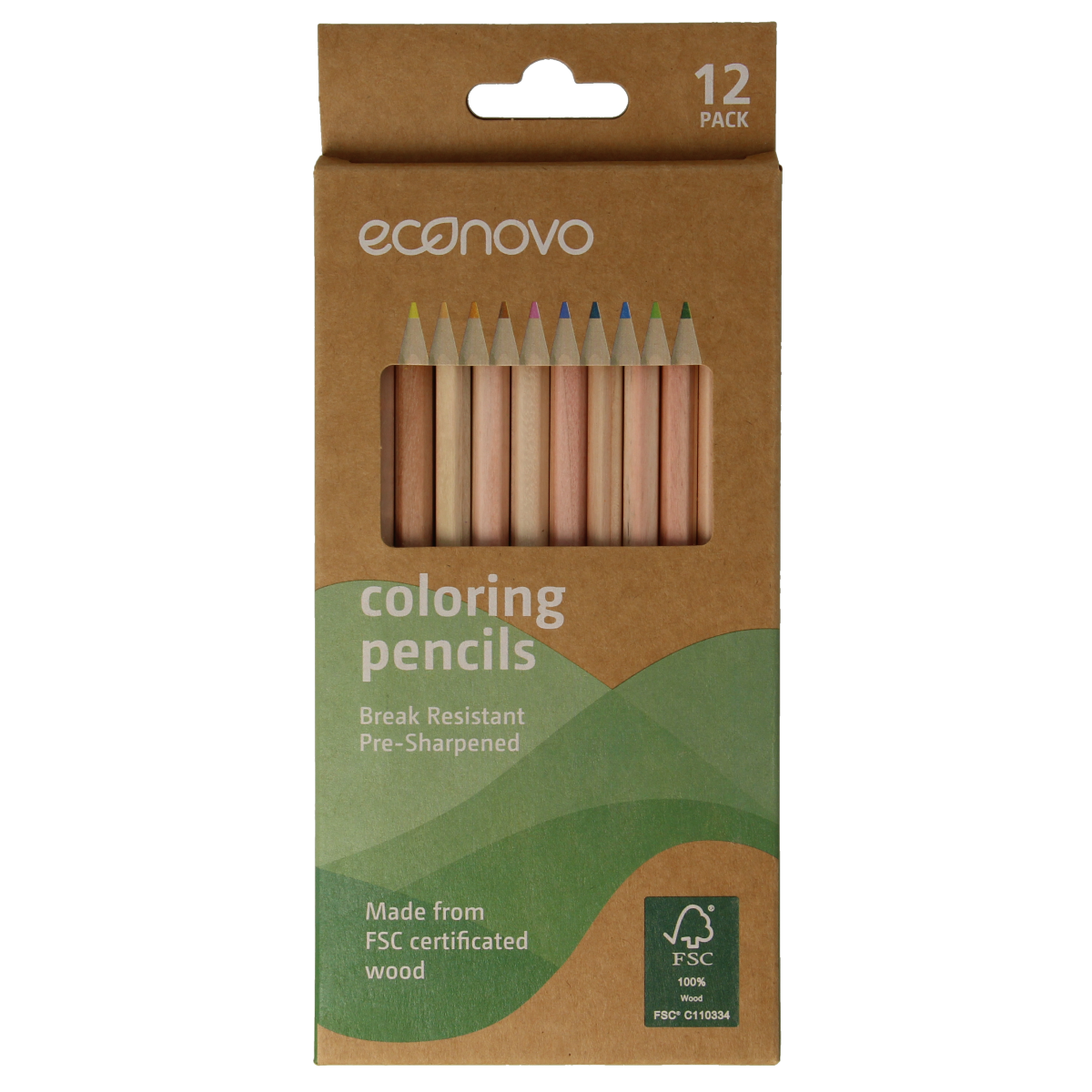Econovo Potloden FSC gekleurd 12.00 Stuks
