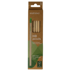 Econovo Potloden FSC met gum 6.00 Stuks