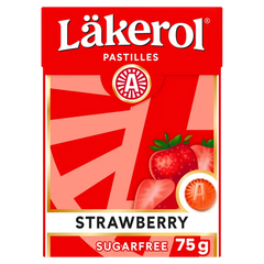 Lakerol Läk CI Strawberry 1p 24x25g 25.00 Gram