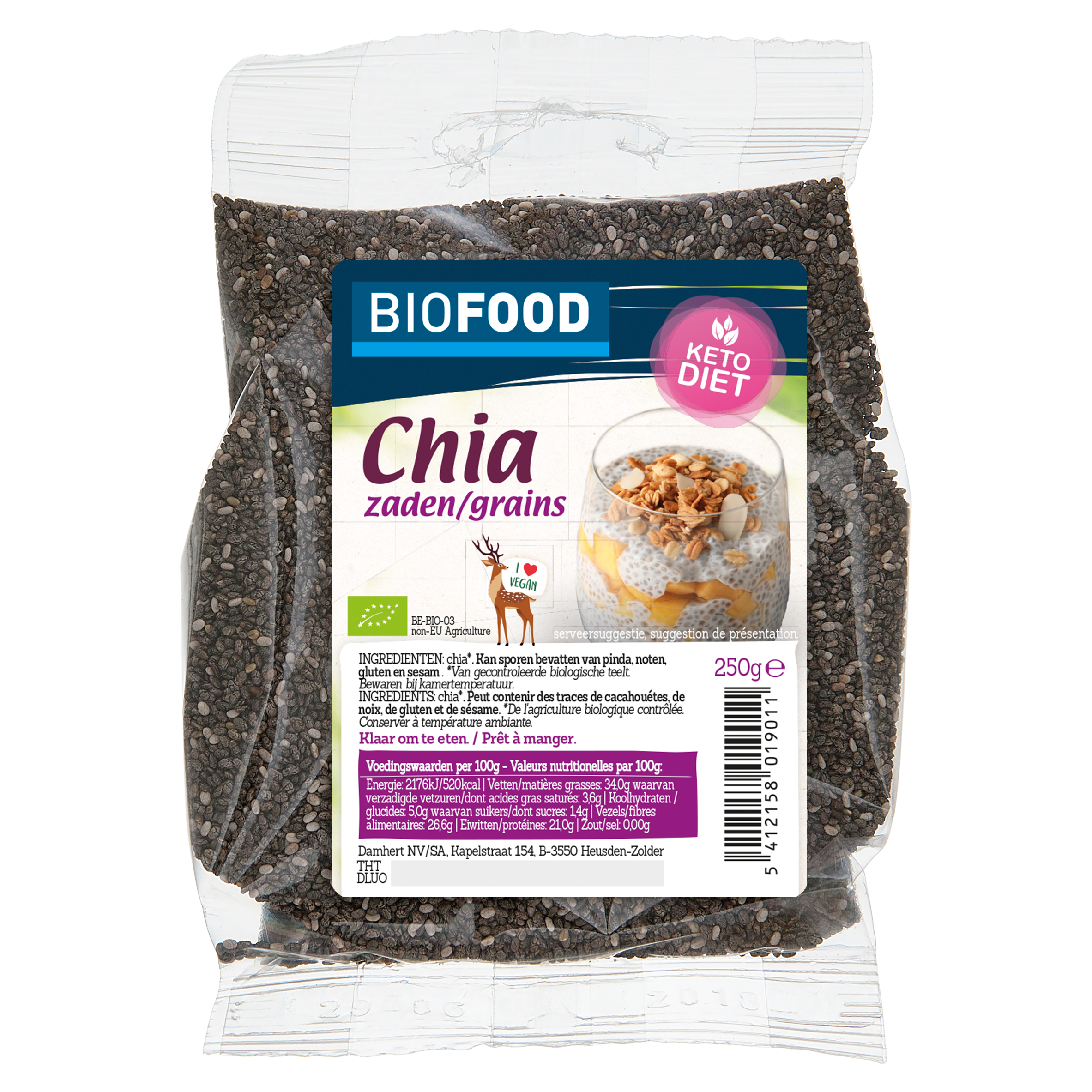 Damhert Biofood Chiazaden bio 250.00 Gram