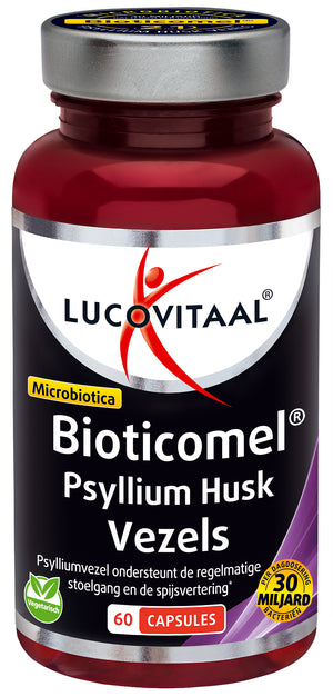 Lucovitaal Bioticomel Psyllium Husk Vezels 60.00 Capsules