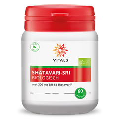 Vitals Shatavari-SRI Biologisch 60c 60.00 Capsules