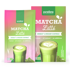 Purasana Instant matcha latte 6x10g organic 60 Gram